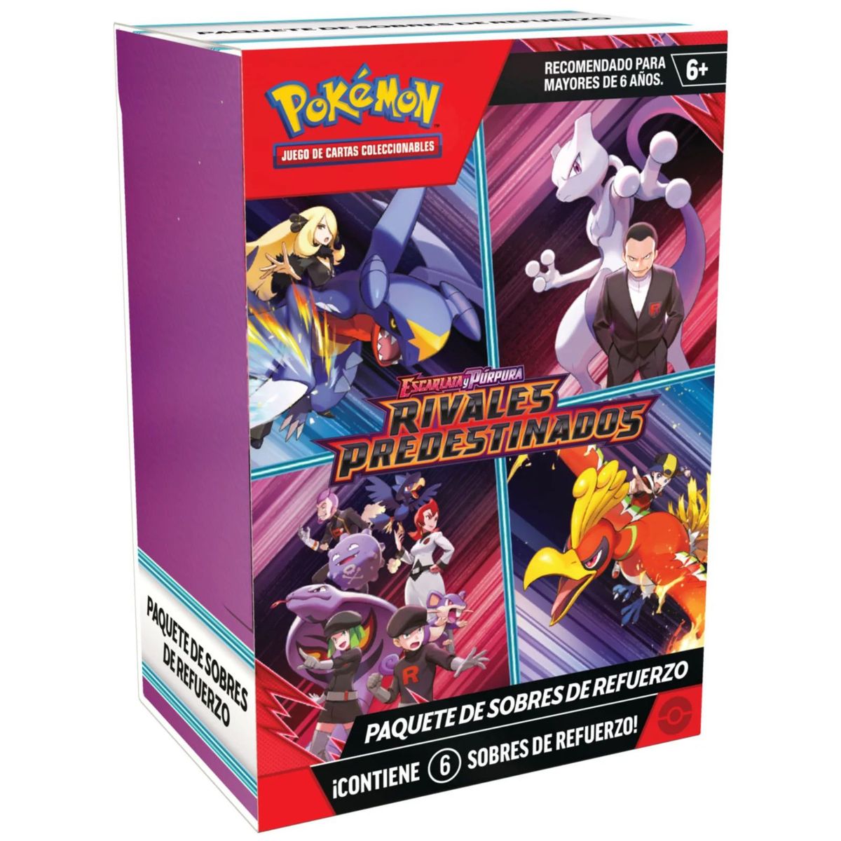 POKEMON - Cartas Pokemon Tcg Destined Rivals Booster Bundle 6 Sobres Español