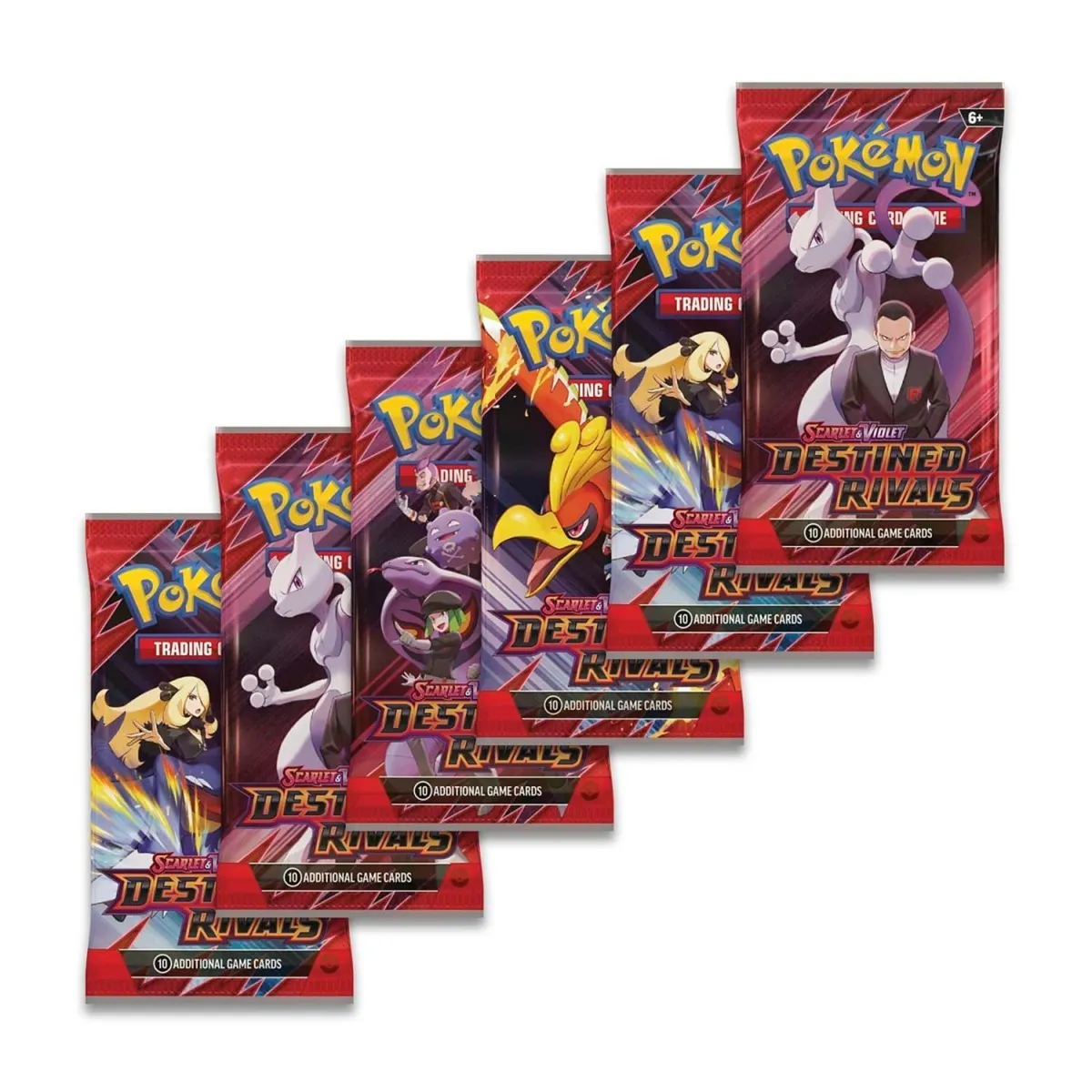 POKEMON - Cartas Pokemon Tcg Destined Rivals Booster Bundle 6 Sobres Español