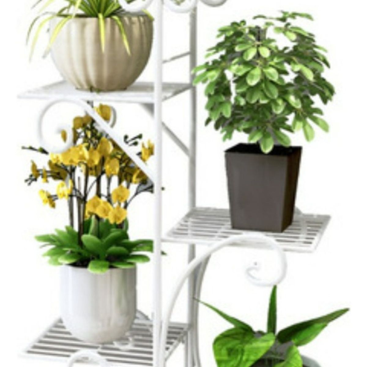 ANYHOGAR - Soporte De 5 Niveles Para Macetas Plantas Decorativo