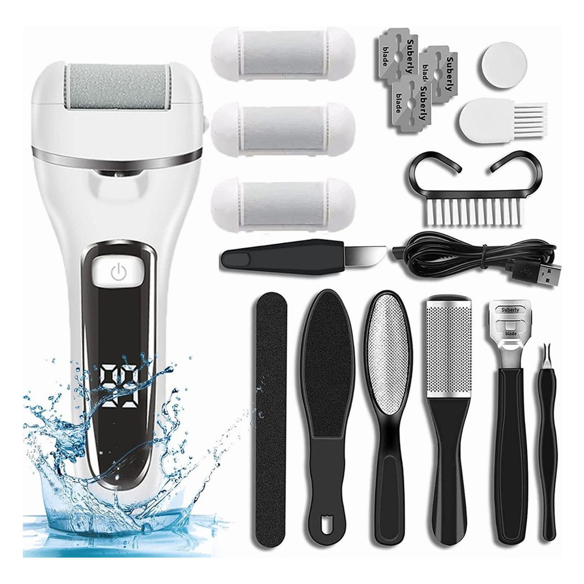 U BUY - Eléctrico Callosidades Pedicura Máquinas Exfoliadoras Lijas