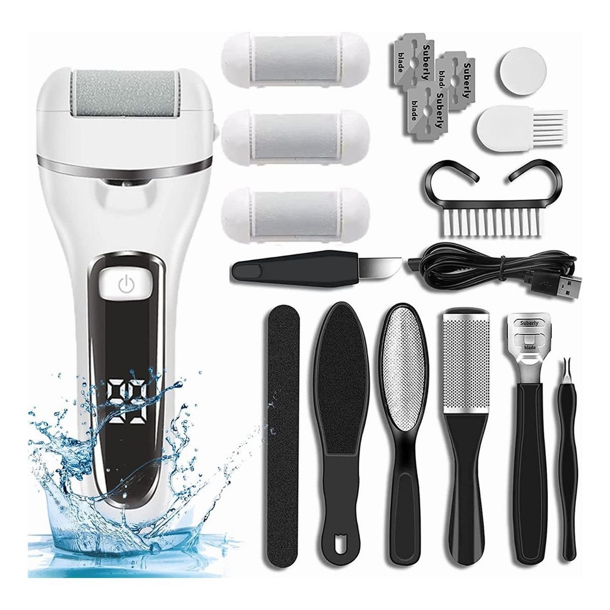 U BUY - Eléctrico Callosidades Pedicura Máquinas Exfoliadoras Lijas