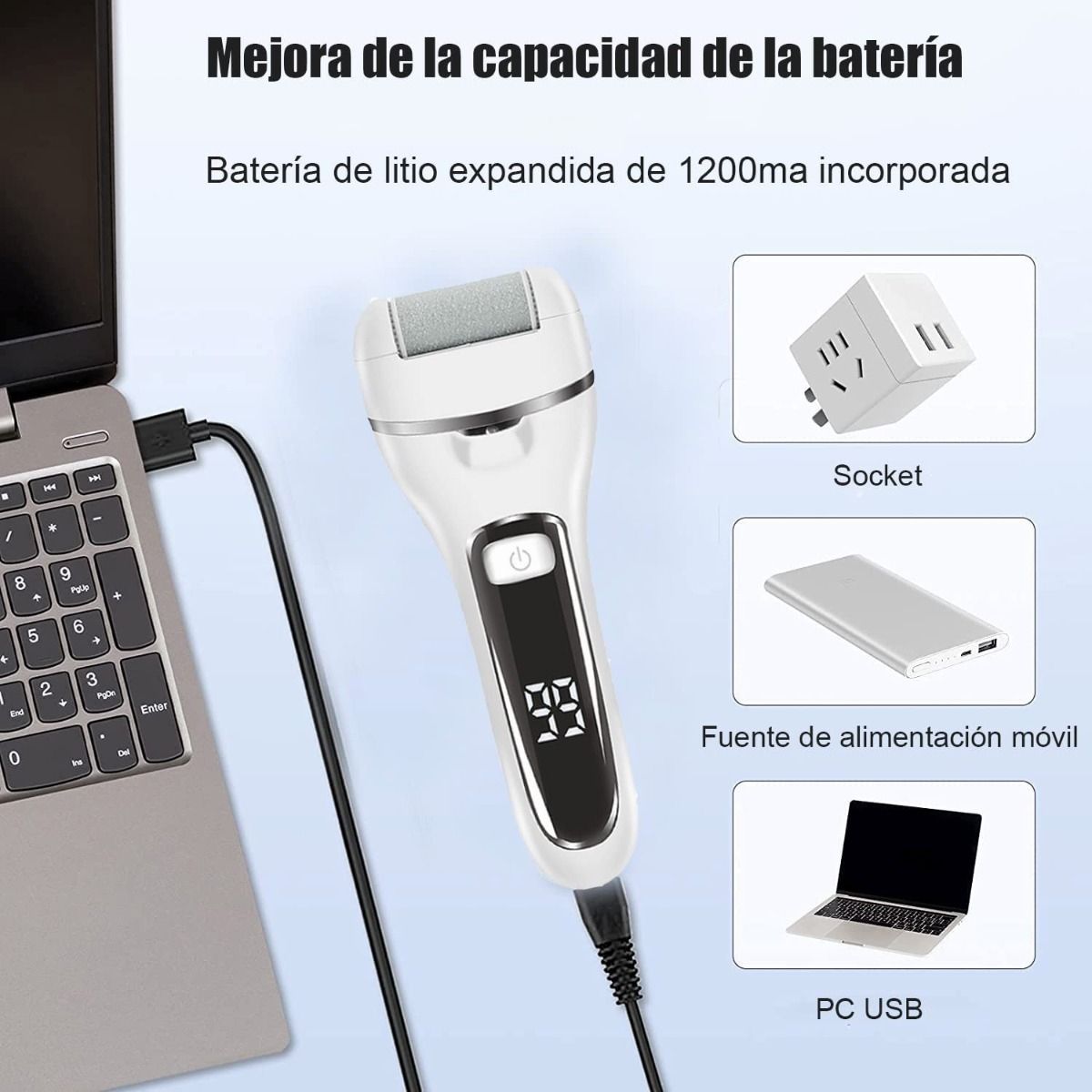 U BUY - Eléctrico Callosidades Pedicura Máquinas Exfoliadoras Lijas