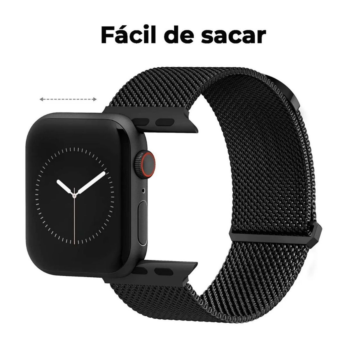 GENERICO - Correa Para Apple Watch Magnetica Metal Premium 38 / 40 Mm