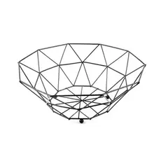 TOPSOC - Frutera o Panera Metalica Negro 10x27cm