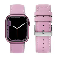 GENERICO - Correa Para Apple Watch Cuero Premium Series Elegante 42-44-45-49 Mm
