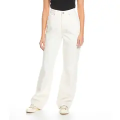 WADOS - JEANS RECTO TIRO ALTO PUSH IN PUSH UP PRETINA UN BOTON