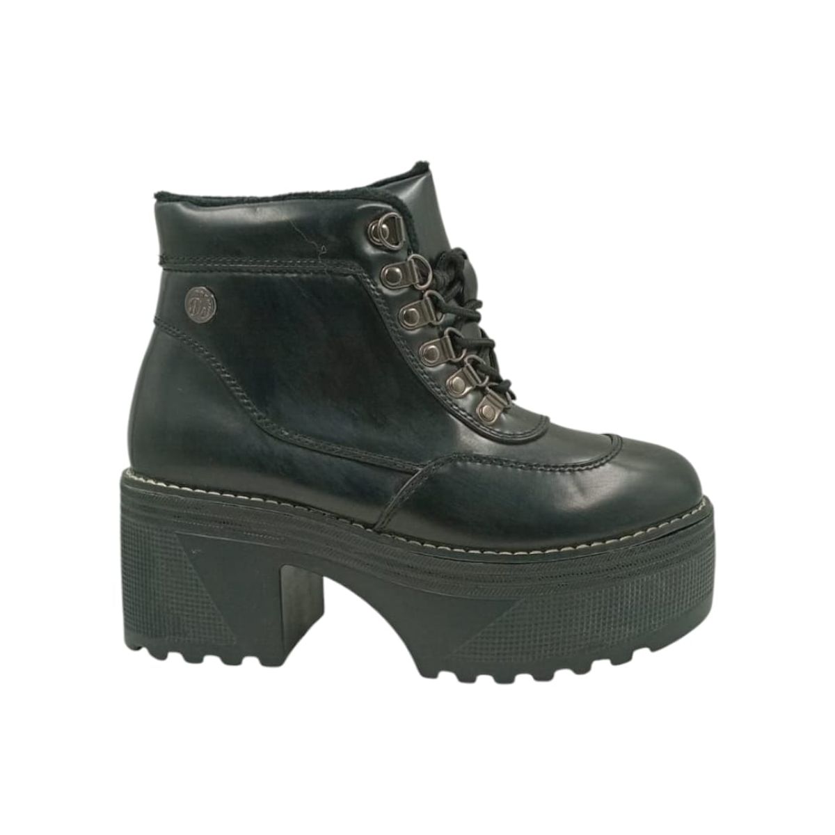 HERIEL - Botín Negro Plataforma Mujer