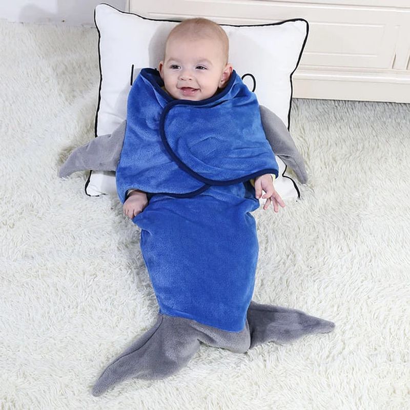 GENERICO - Saco De Dormir Manta Abrigo Tiburón Para Bebe