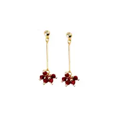 JOYAS MONTERO - Aros Tessa Red Gold Baño de Oro 24k