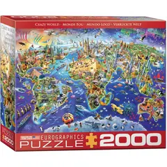 EUROGRAPHICS - 8220-5343 CRAZY WORLD PUZZLE 2000 PIEZAS