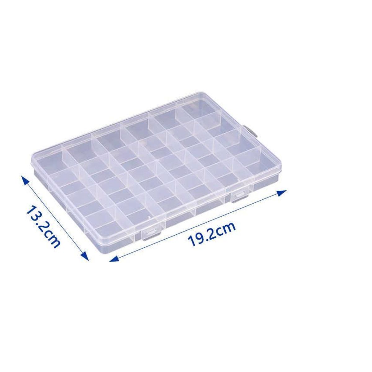 GENERICO - Caja Organizadora Plástica Multipropósito Con Compartimentos