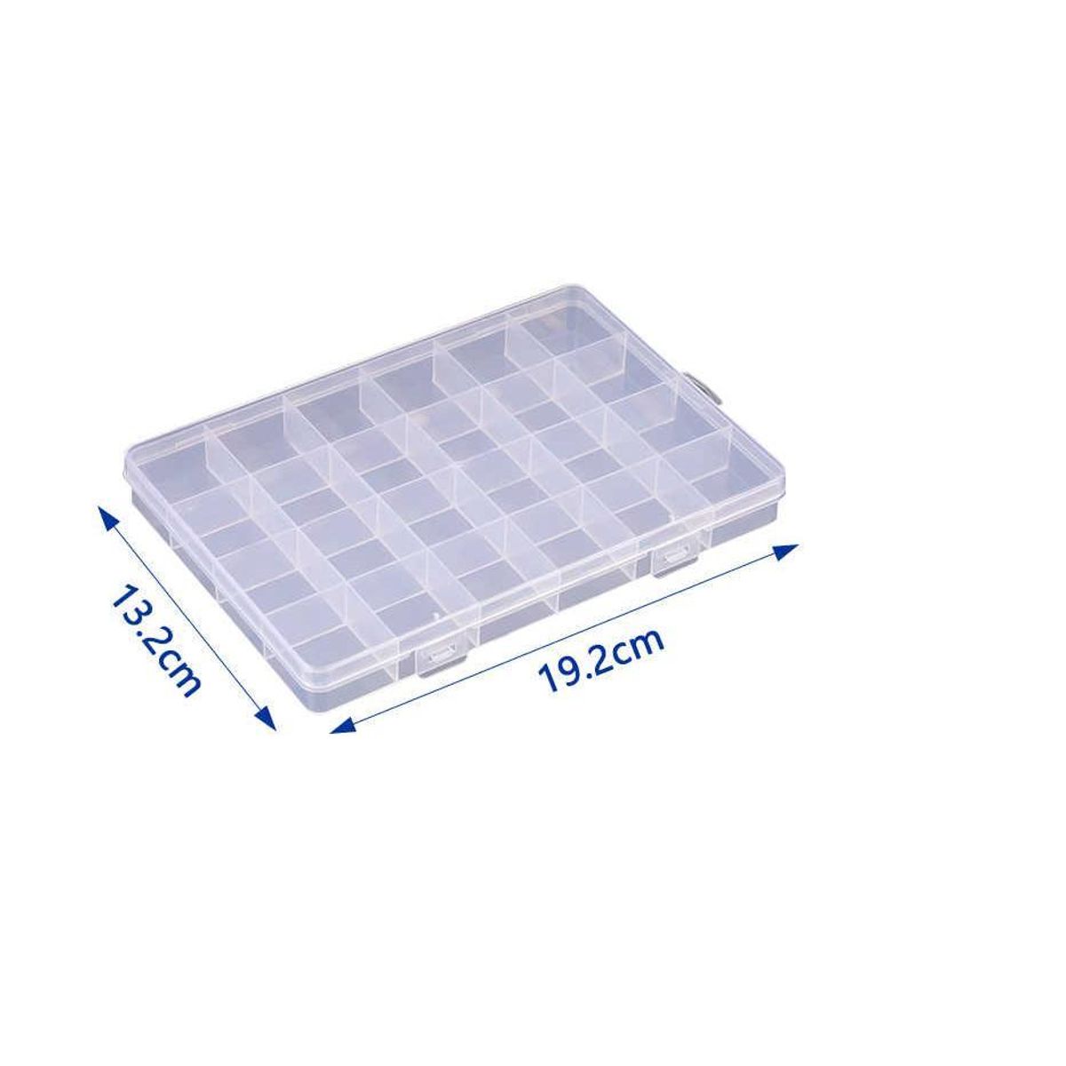 GENERICO - Caja Organizadora Plástica Multipropósito Con Compartimentos