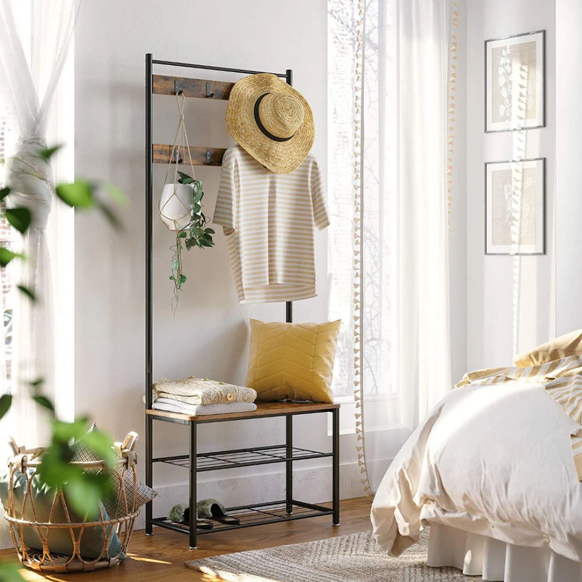 PANDALINO - Perchero Recibidor David - Estilo Industrial