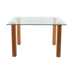 PANDALINO - Mesa Rectangular Alba 120x80 - Vidrio Templado