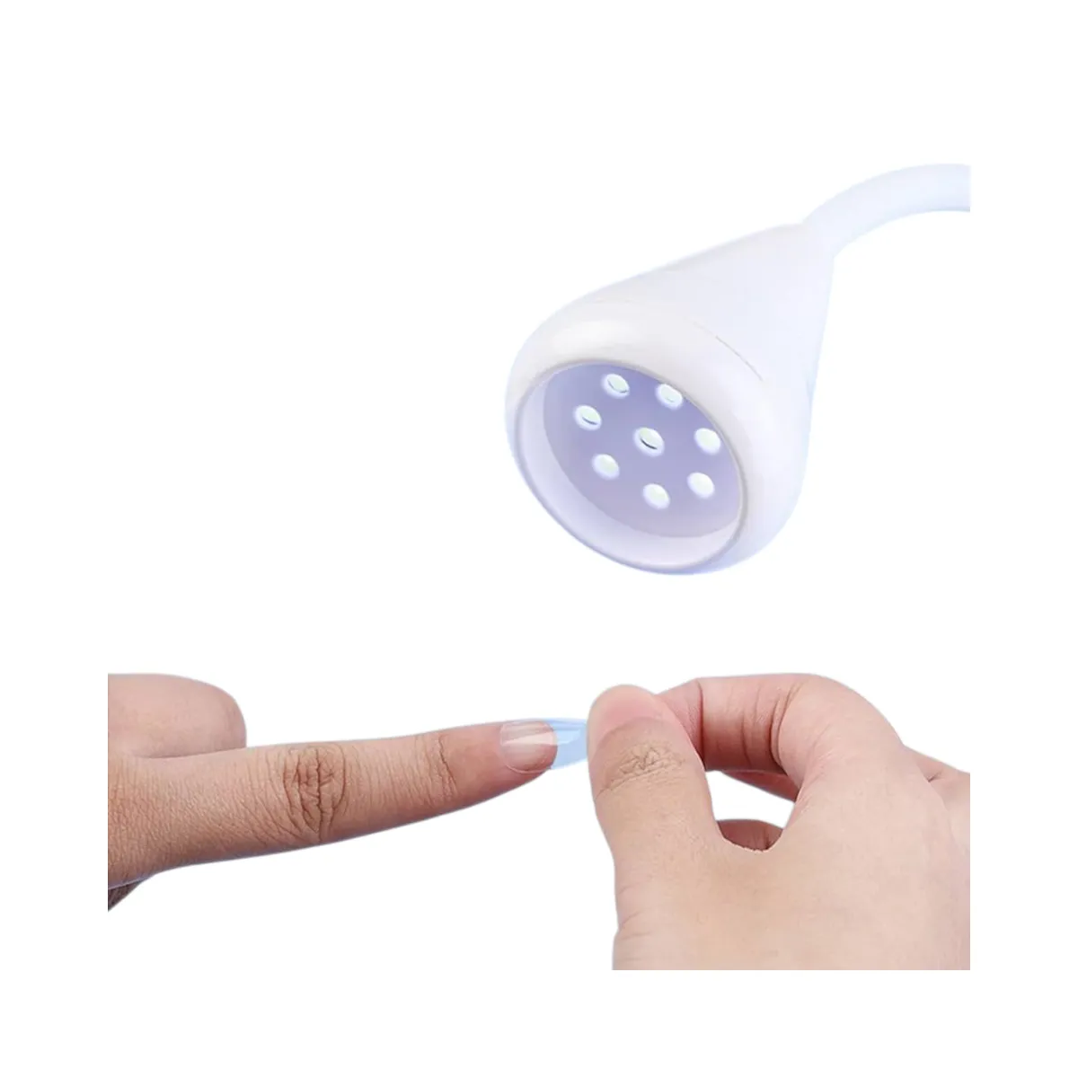 GENERICO - Lampara Uv Led Para Tisp Soft Gel Inalámbrica 36w Blanco