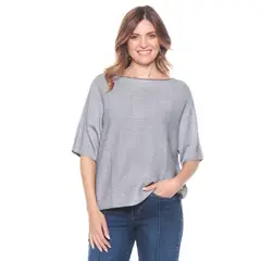 WADOS - SWEATER MANGA CORTA ESCOTE BOTE