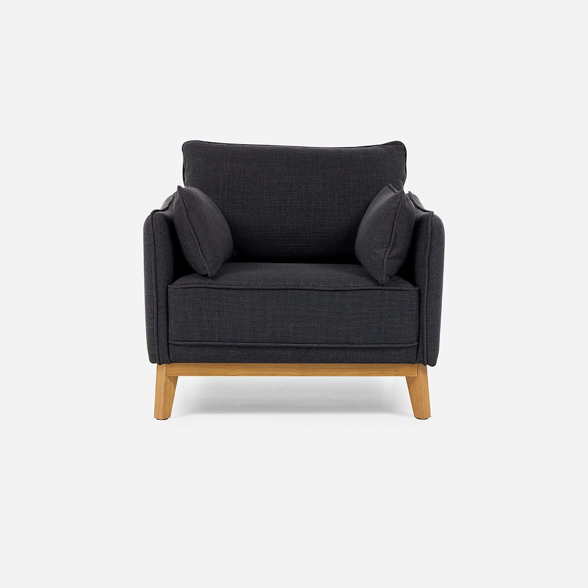 ROSEN - Sillón Holstebro 1 Cuerpo Tela Charcoal