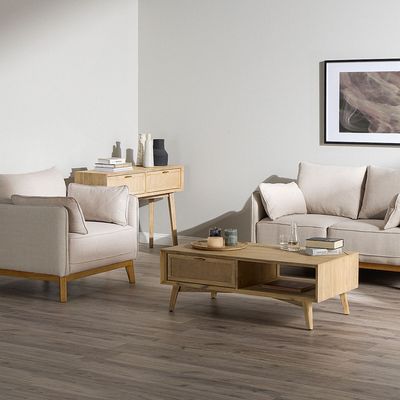 Imagen 2 del producto Sillón Holstebro 1 Cuerpo Tela Beige