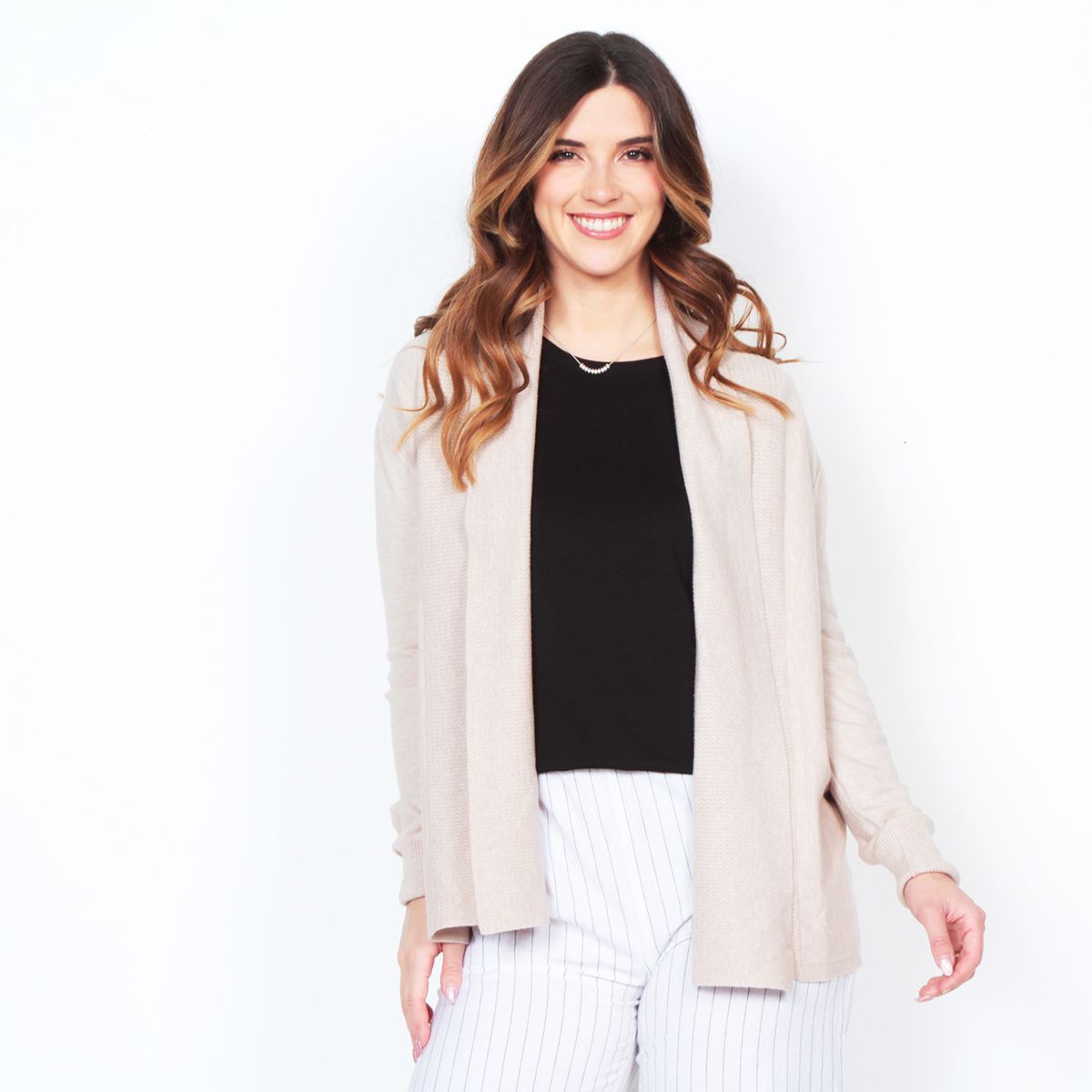 WADOS - CHALECO MANGA LARGA SOLIDO