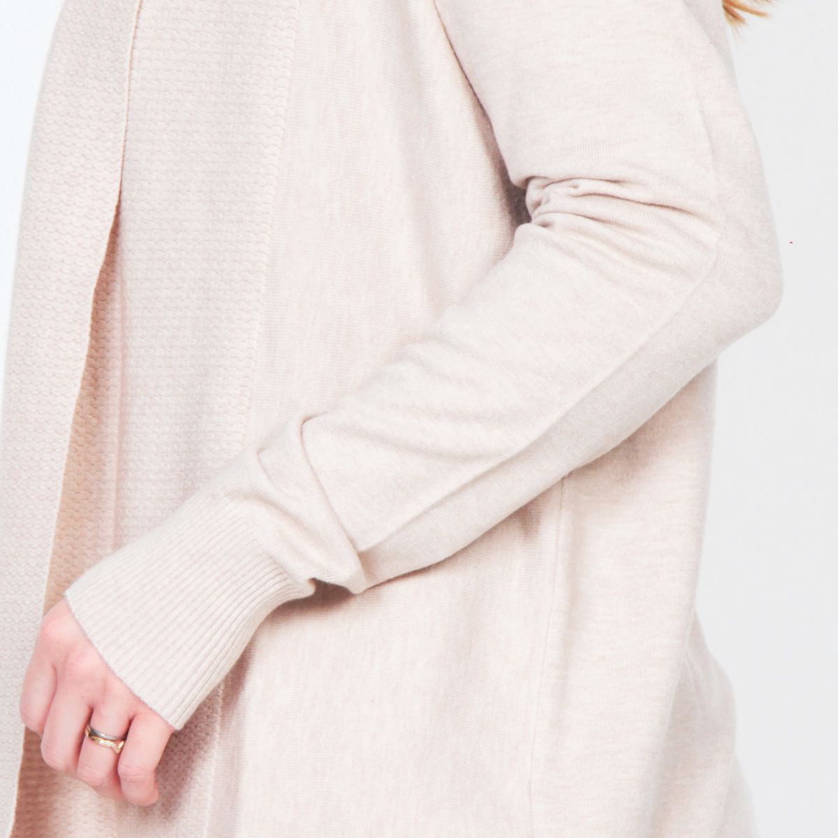 WADOS - CHALECO MANGA LARGA SOLIDO