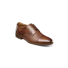FLORSHEIM - Zapatos Formal Cognac Rucci Weave Cap Toe