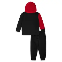 JORDAN - CONJUNTO ELEVATED CLASSICS NEGROROJO