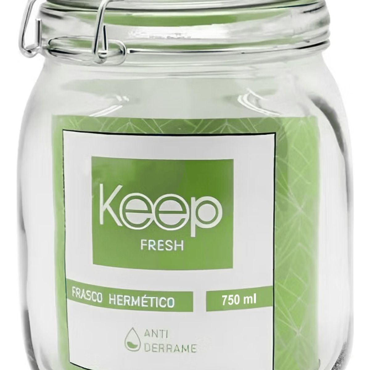 GENERICO - Frasco Hermético 750 Ml Contenedor Vidrio Keep