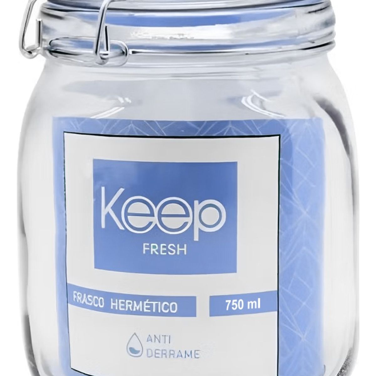 KEEP - Frasco Hermético 750 Ml Contenedor Vidrio Keep
