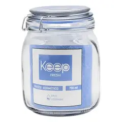 KEEP - Frasco Hermético 750 Ml Contenedor Vidrio