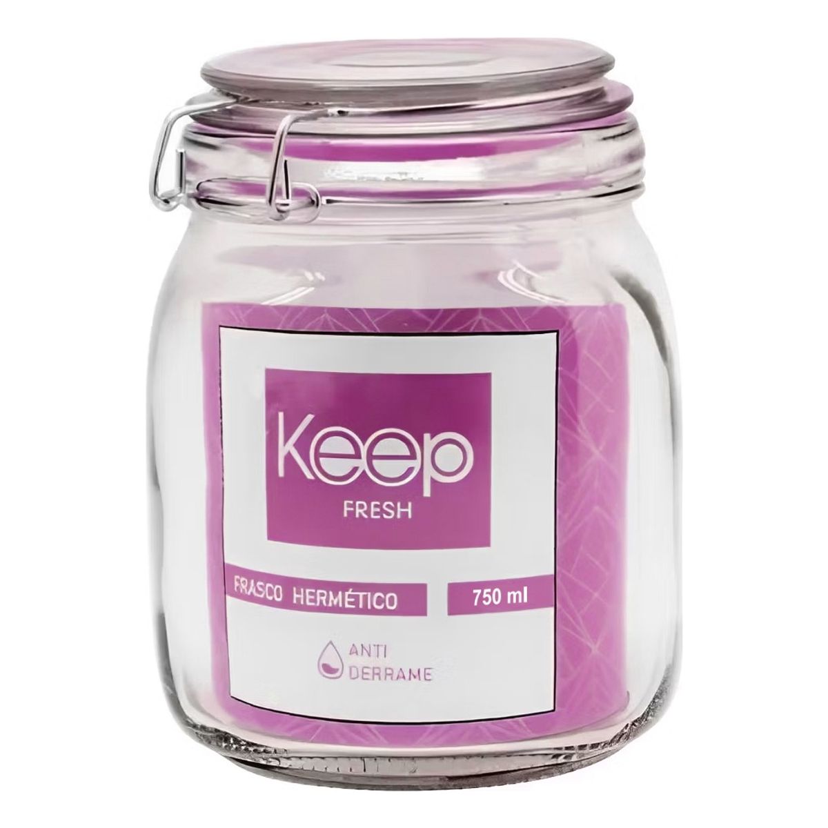 KEEP - Frasco Hermético 750 Ml Contenedor Vidrio Keep