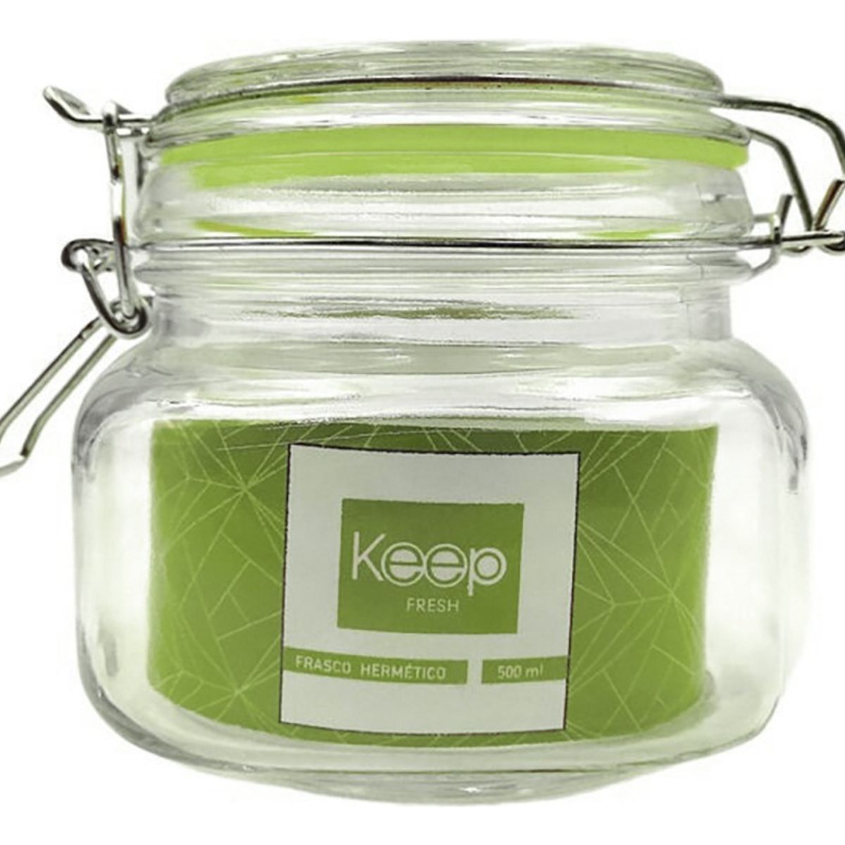 KEEP - Frasco Hermético 500 Ml Contenedor Vidrio Keep