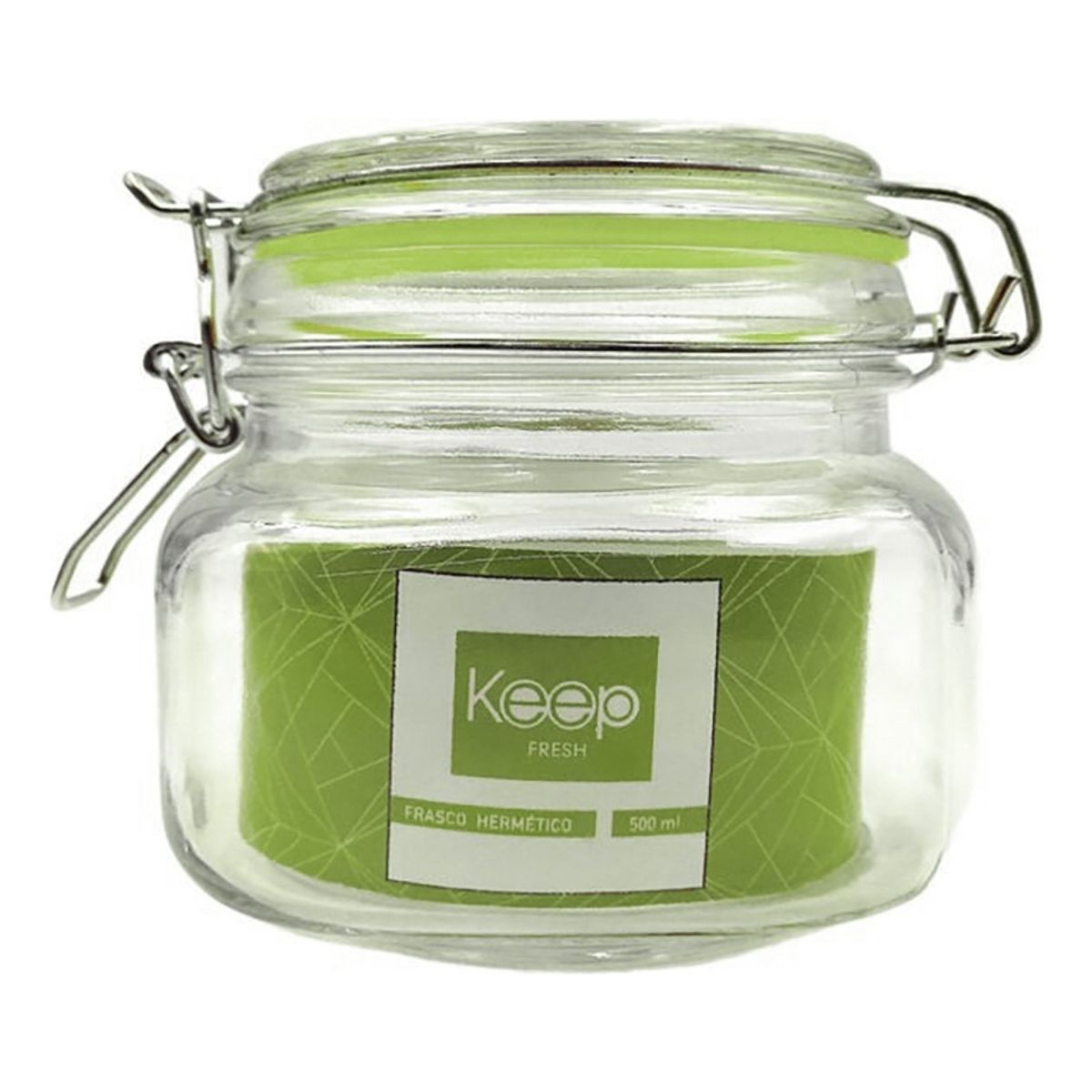 KEEP - Frasco Hermético 500 Ml Contenedor Vidrio Keep