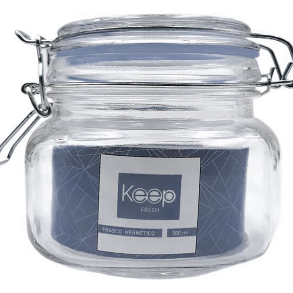 KEEP - Frasco Hermético 500 Ml Contenedor Vidrio Keep