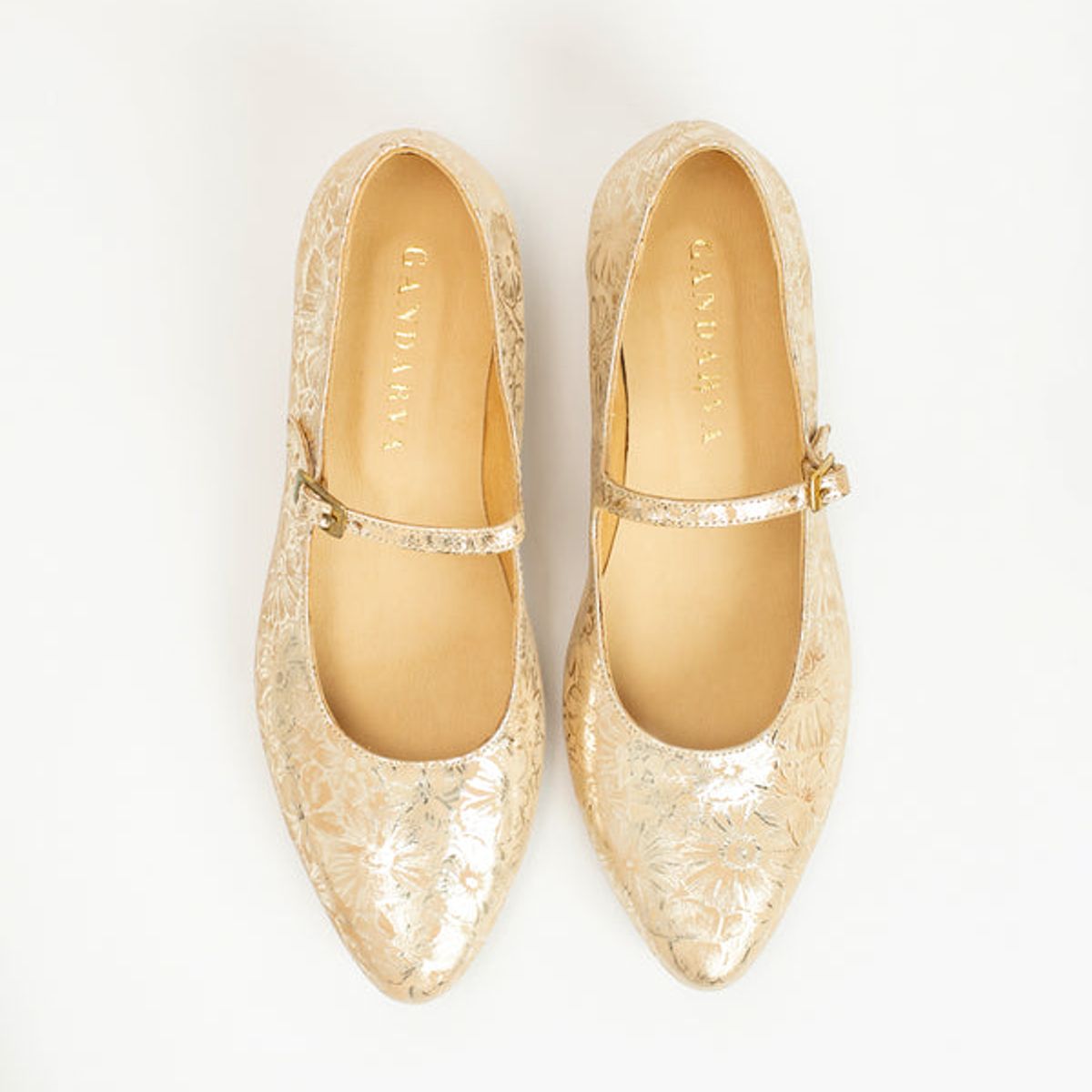 GANDARVA - Ballerina Mujer De Cuero Almudena Dorado