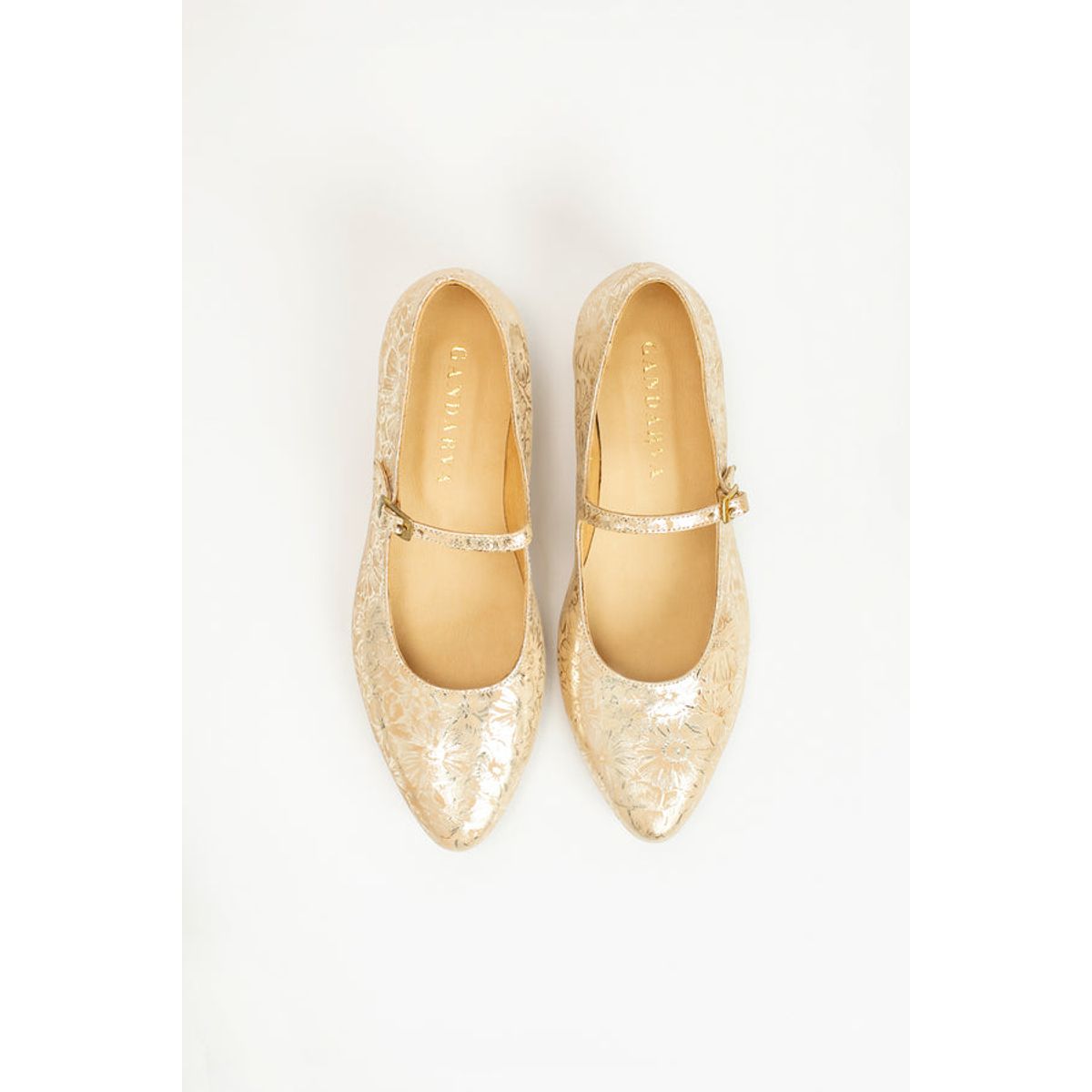 GANDARVA - Ballerina Mujer De Cuero Almudena Dorado