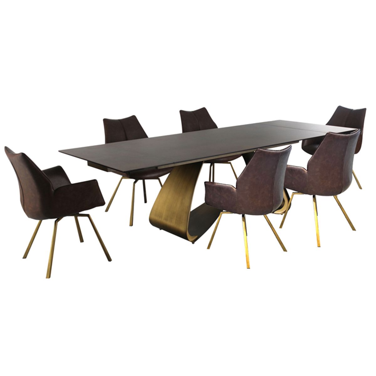 MSA MUEBLES SANTA ANA - Juego de Comedor 6 Sillas Norwich Fine