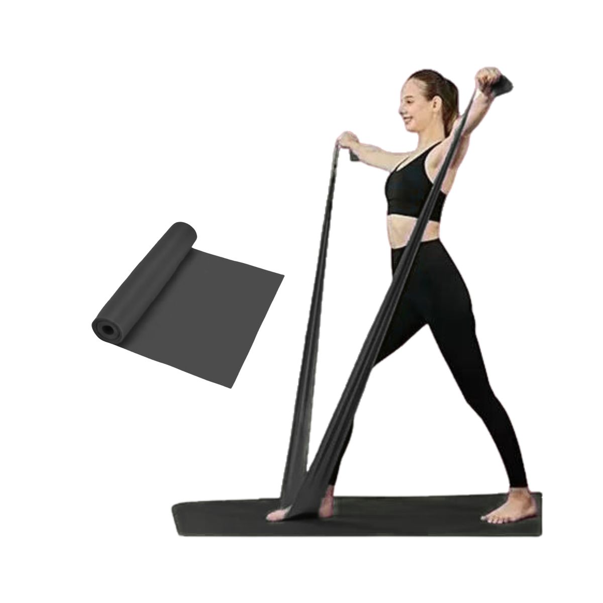 GENERICO - Banda Elástica De Resistencia 1,5 Mts Pilates / Yoga