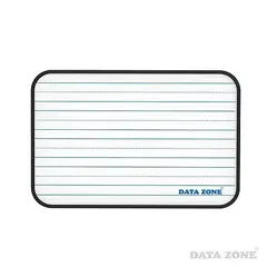 DATA ZONE - Pizarra Doble Caligráfica Y Cuadriculada 20x30cm Datazone