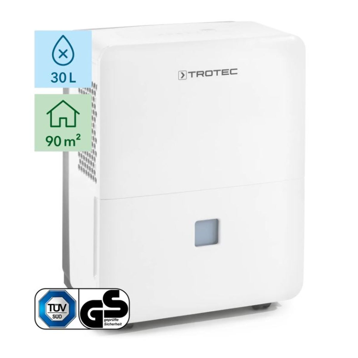 GENERICO - Deshumidificador TROTEC TTK 96E - 30 lts x día