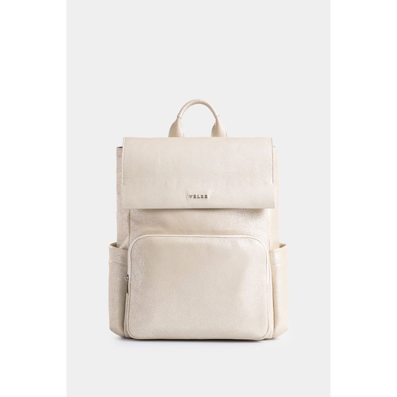VELEZ - Vélez Morral Zermat De Cuero Para Mujer Perlado Blanco