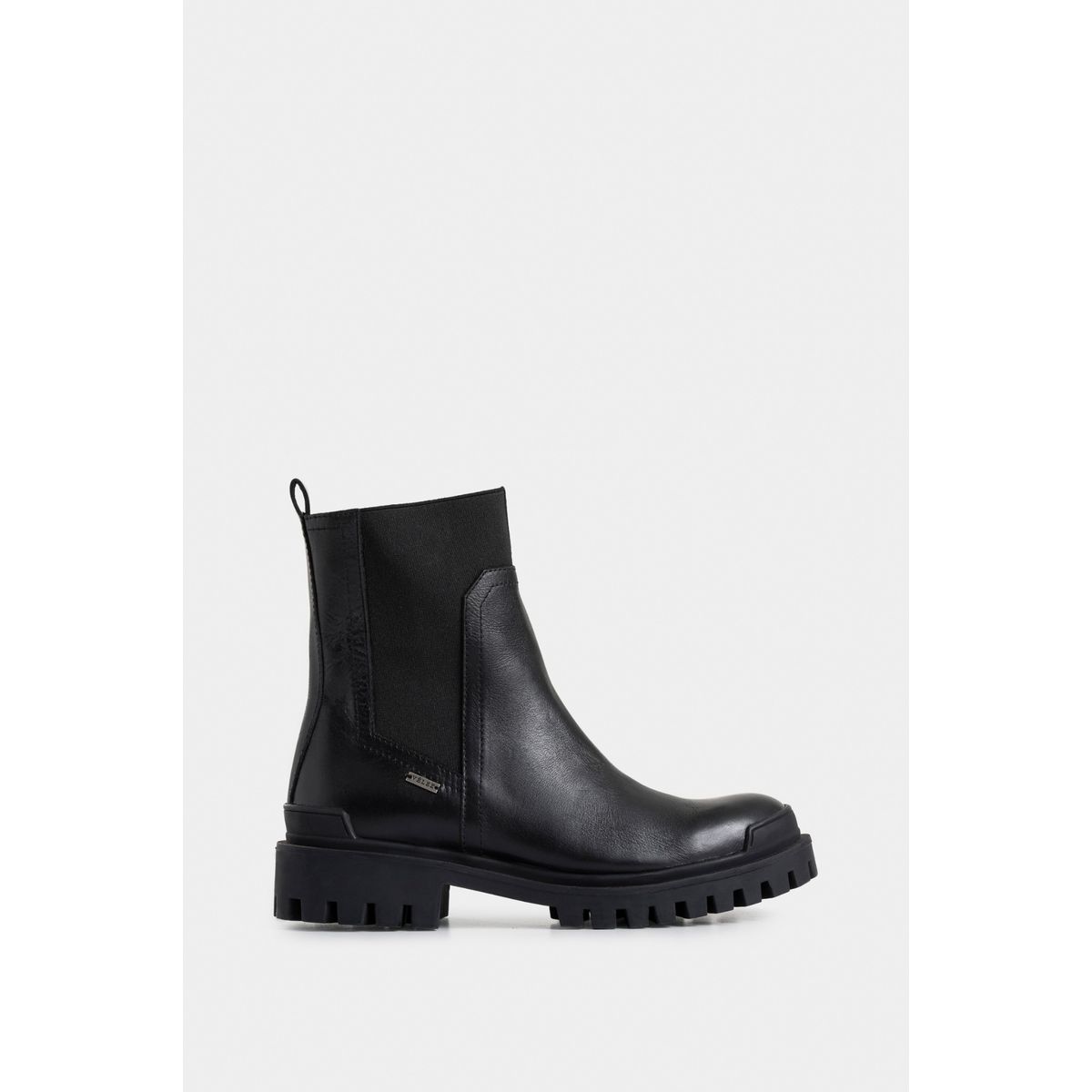 VELEZ - Vélez Botines Caltha 2.0 De Cuero  Mujer Tractorados Negro