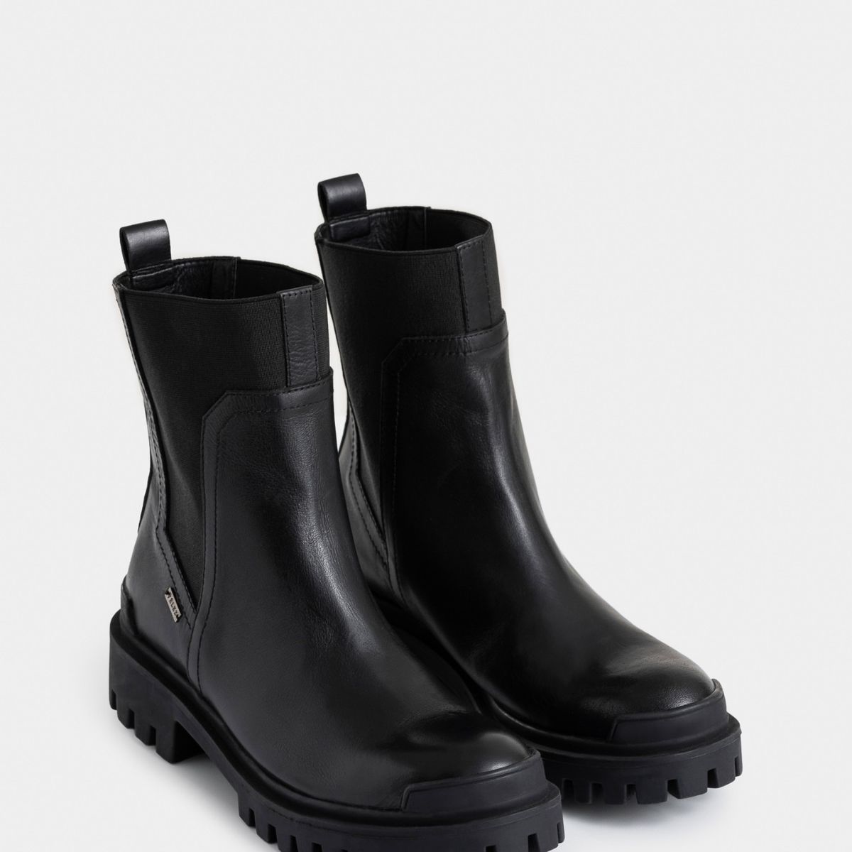 VELEZ - Vélez Botines Caltha 2.0 De Cuero  Mujer Tractorados Negro
