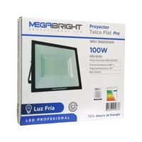 PROYECTOR LED 100W 6000K MEGA TELCO FLAT PRO
