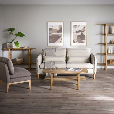 Imagen 2 del producto Sofá Blume 3 Cuerpos Tela Beige