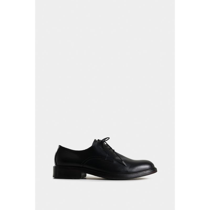 VELEZ - Vélez Zapatos Cordón Lunar Cuero Liso Hombre Negro