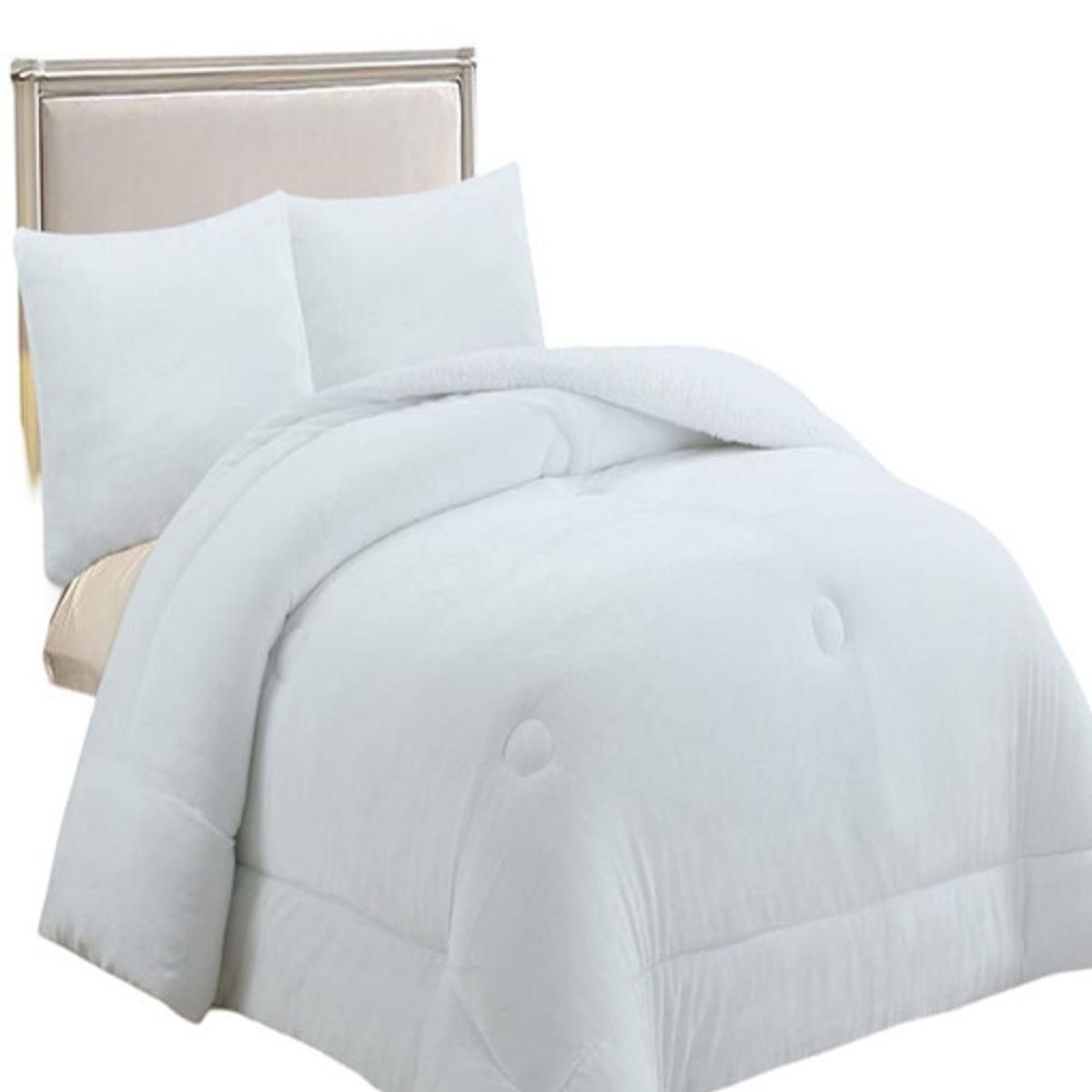 GENERICO - COBERTOR CON CHIPORRO INVIERNO 2 PLAZAS BANCO