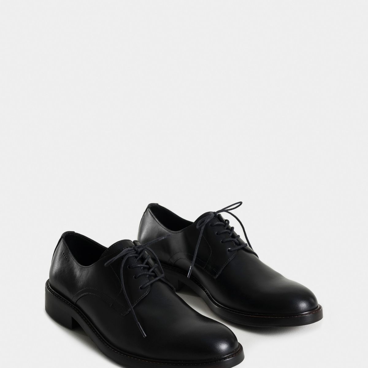 VELEZ - Vélez Zapatos Cordón Lunar Cuero Liso Hombre Negro