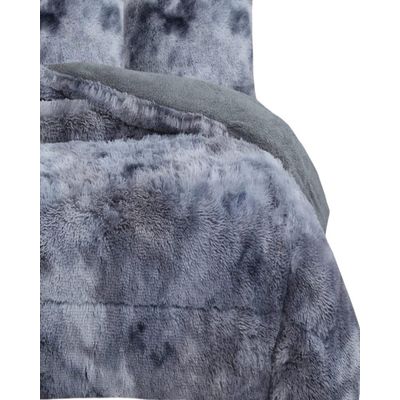 Imagen 2 del producto COBERTOR PELUDO CON CHIPORRO INVIERNO 2 PLAZAS Gris Jaspeado