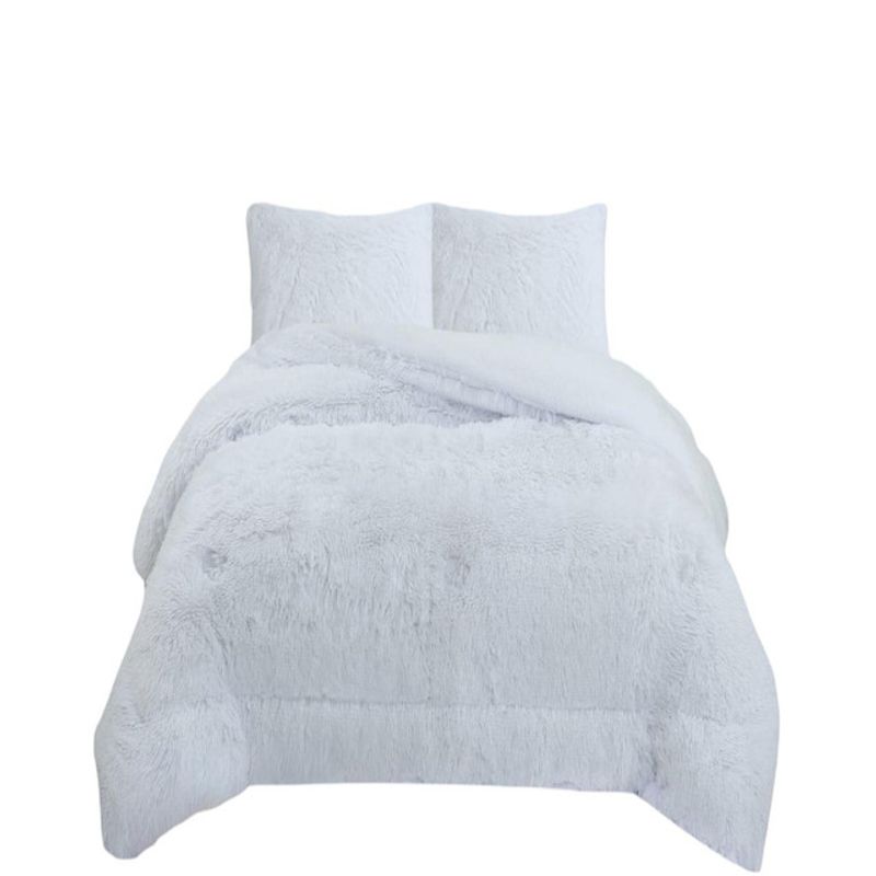GENERICO - COBERTOR PELUDO INVIERNO KING- SUPER KING Blanco