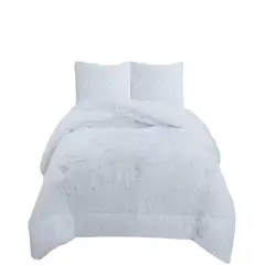 GENERICO - COBERTOR PELUDO INVIERNO KING- SUPER KING Blanco
